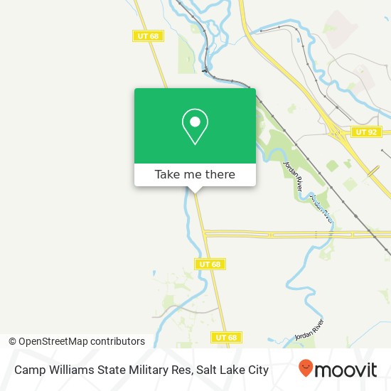 Camp Williams State Military Res map