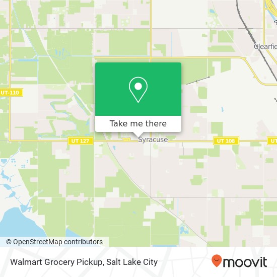 Mapa de Walmart Grocery Pickup