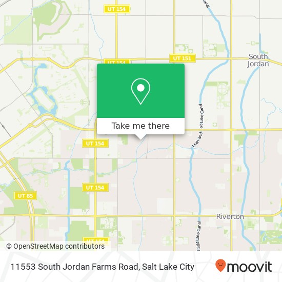 11553 South Jordan Farms Road map