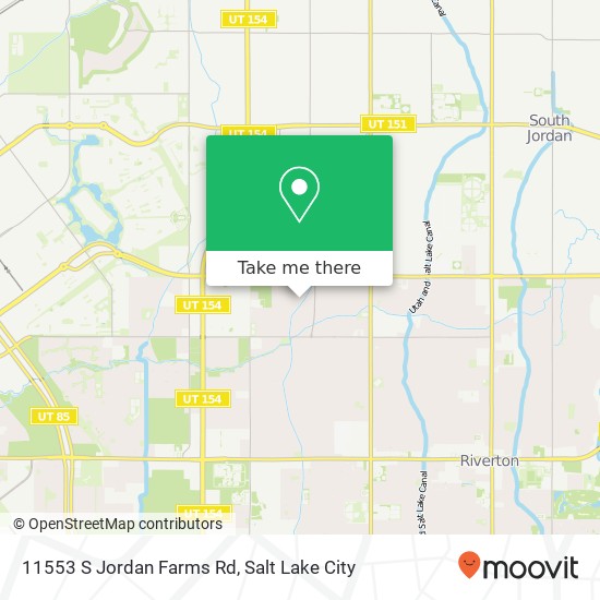 Mapa de 11553 S Jordan Farms Rd