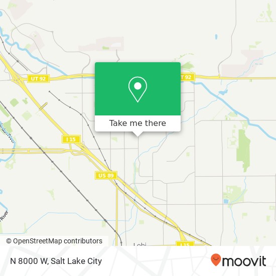 N 8000 W map