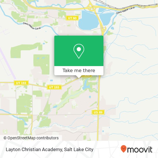 Mapa de Layton Christian Academy