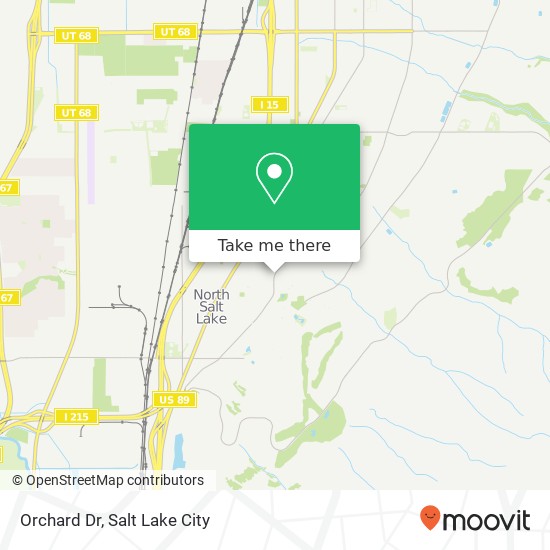 Orchard Dr map