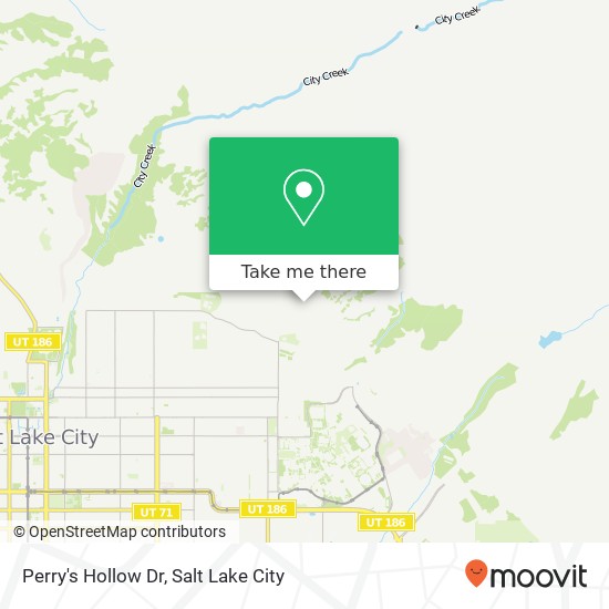Perry's Hollow Dr map