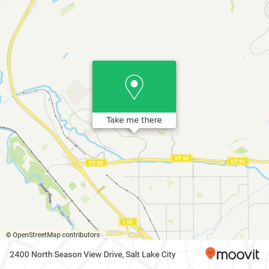 Mapa de 2400 North Season View Drive