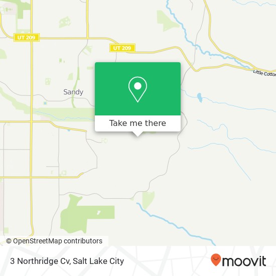 3 Northridge Cv map