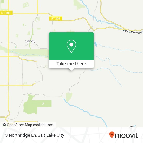 Mapa de 3 Northridge Ln