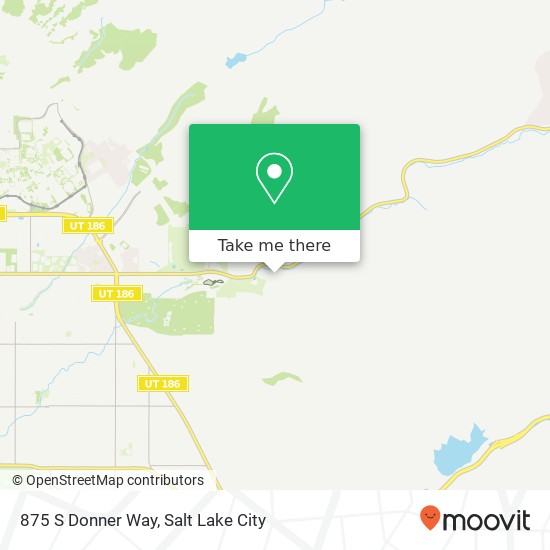 875 S Donner Way map