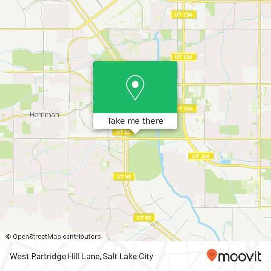 West Partridge Hill Lane map