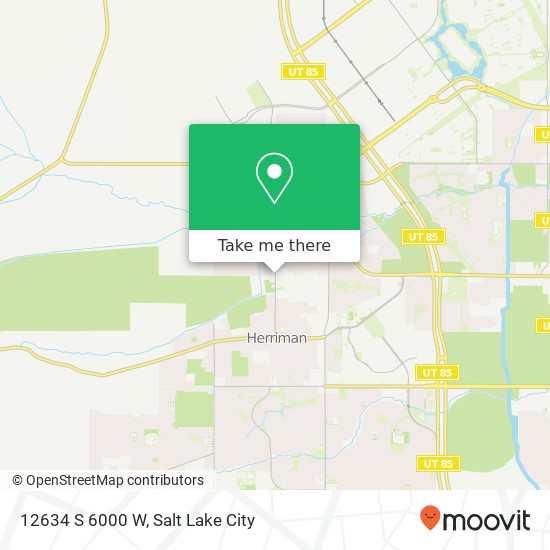 12634 S 6000 W map