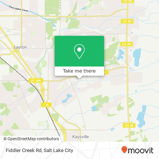 Fiddler Creek Rd map