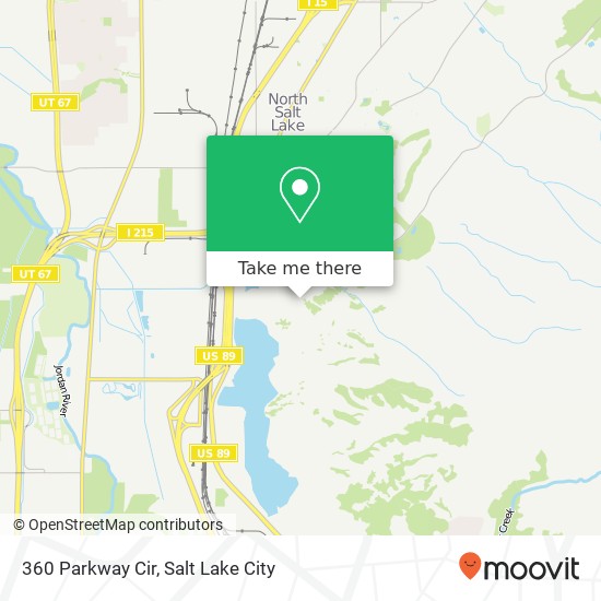 Mapa de 360 Parkway Cir