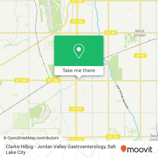 Clarke Hilbig - Jordan Valley Gastroenterology map