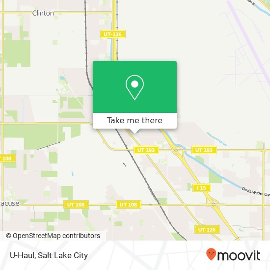 U-Haul map