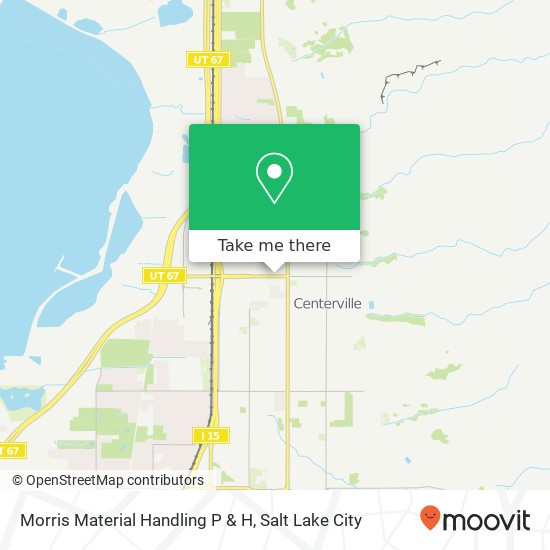 Morris Material Handling P & H map