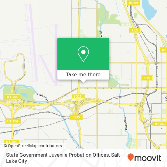 Mapa de State Government Juvenile Probation Offices