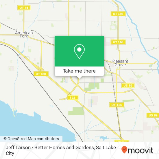 Mapa de Jeff Larson - Better Homes and Gardens