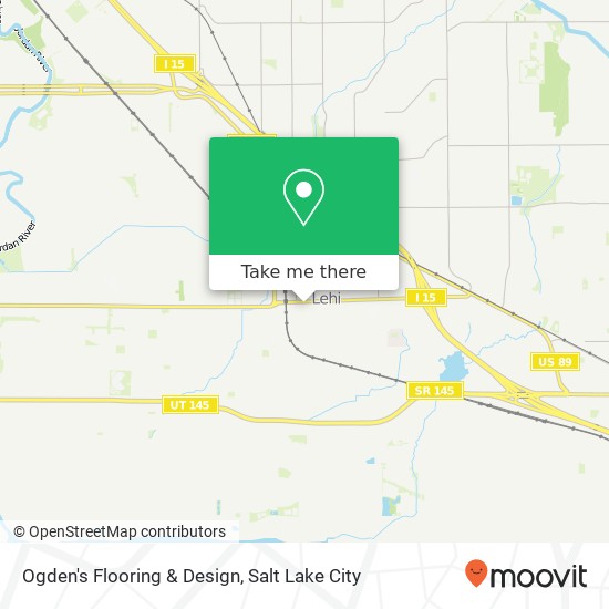 Ogden's Flooring & Design map