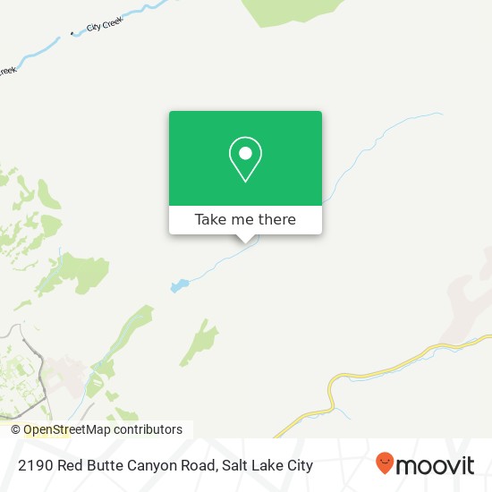 Mapa de 2190 Red Butte Canyon Road