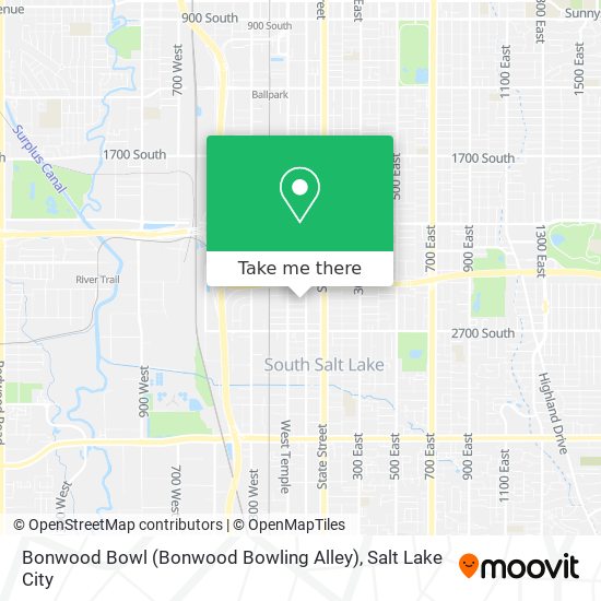 Mapa de Bonwood Bowl (Bonwood Bowling Alley)