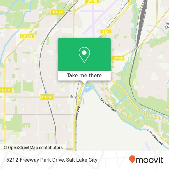 5212 Freeway Park Drive map