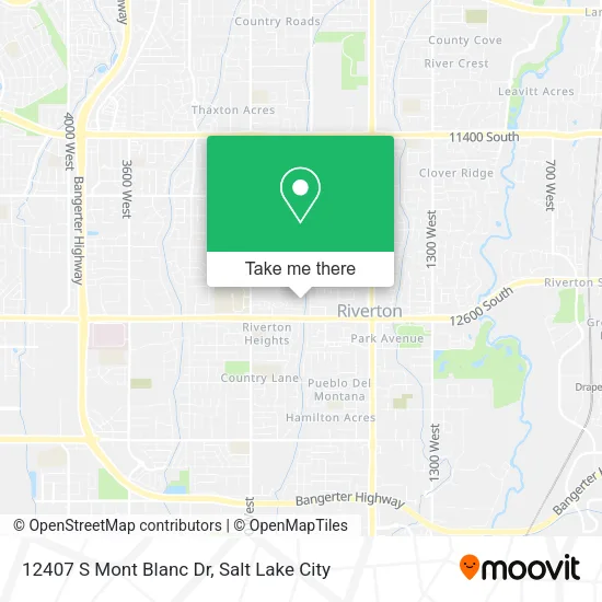 12407 S Mont Blanc Dr map