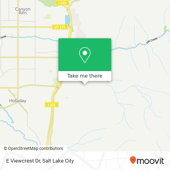 E Viewcrest Dr map