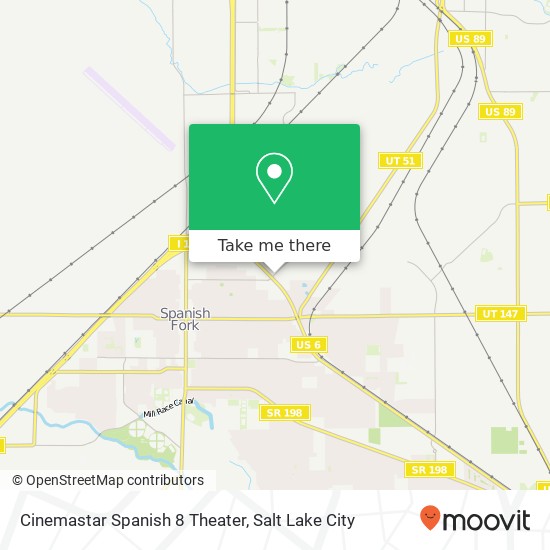 Mapa de Cinemastar Spanish 8 Theater