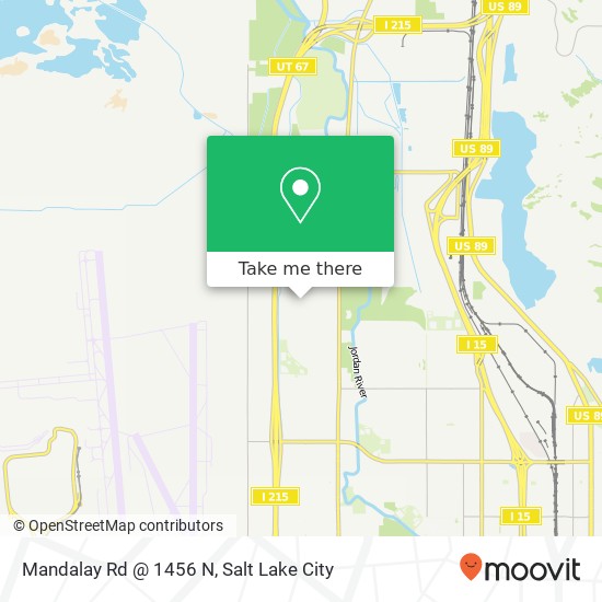 Mapa de Mandalay Rd @ 1456 N