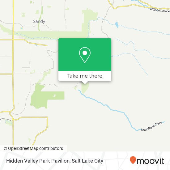 Mapa de Hidden Valley Park Pavilion