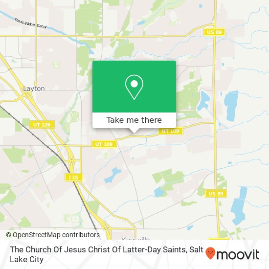 Mapa de The Church Of Jesus Christ Of Latter-Day Saints