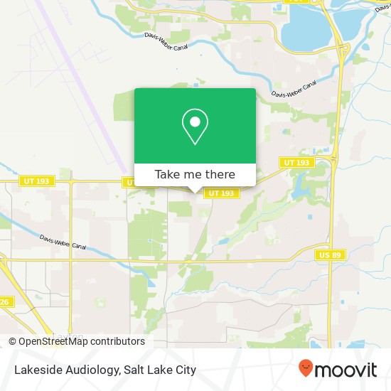 Lakeside Audiology map