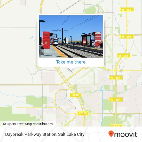 Mapa de Daybreak Parkway Station