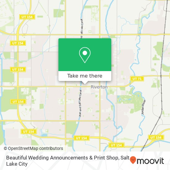 Beautiful Wedding Announcements & Print Shop map