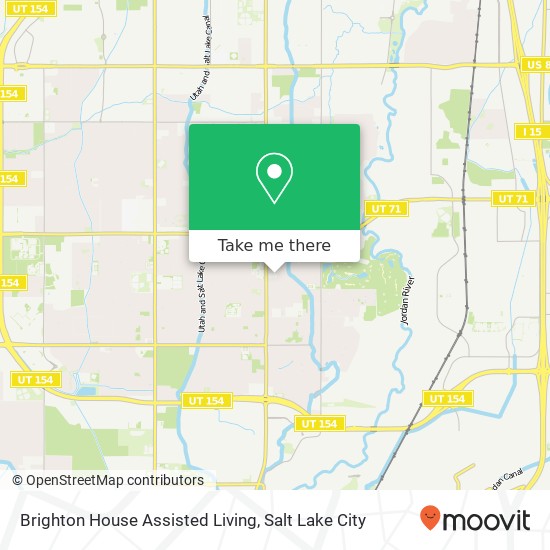 Brighton House Assisted Living map