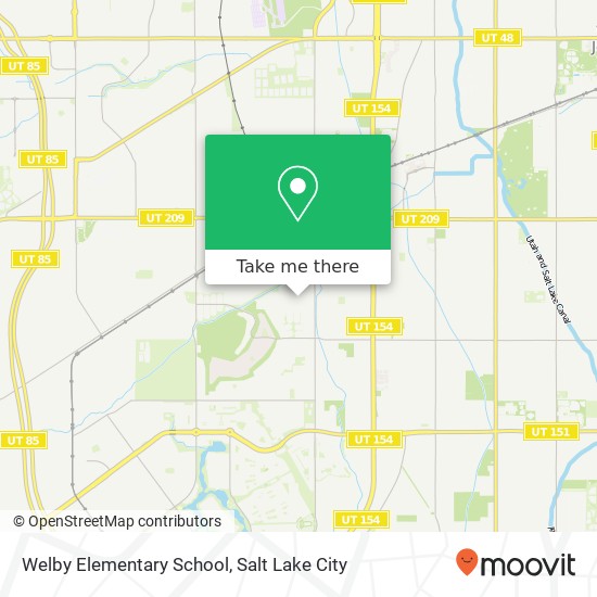 Mapa de Welby Elementary School