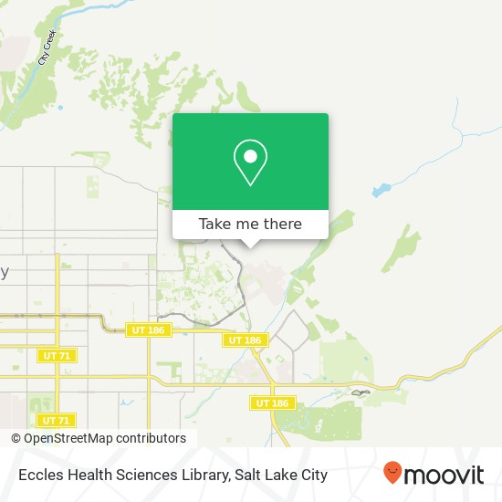 Mapa de Eccles Health Sciences Library