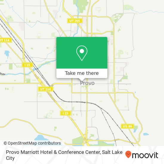 Provo Marriott Hotel & Conference Center map