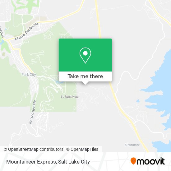 Mountaineer Express map