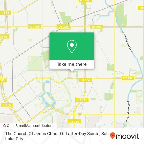 Mapa de The Church Of Jesus Christ Of Latter-Day Saints