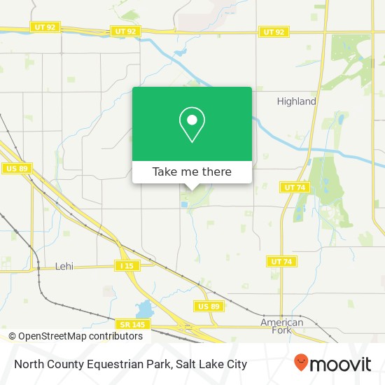 North County Equestrian Park map