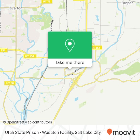 Mapa de Utah State Prison - Wasatch Facility