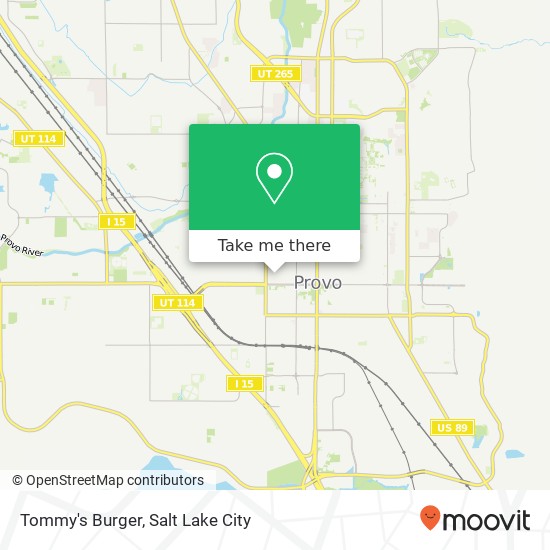 Tommy's Burger map