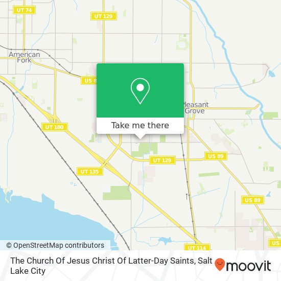 Mapa de The Church Of Jesus Christ Of Latter-Day Saints