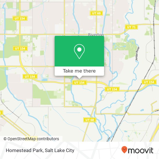 Homestead Park map