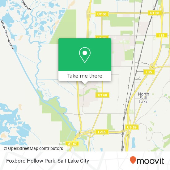 Foxboro Hollow Park map