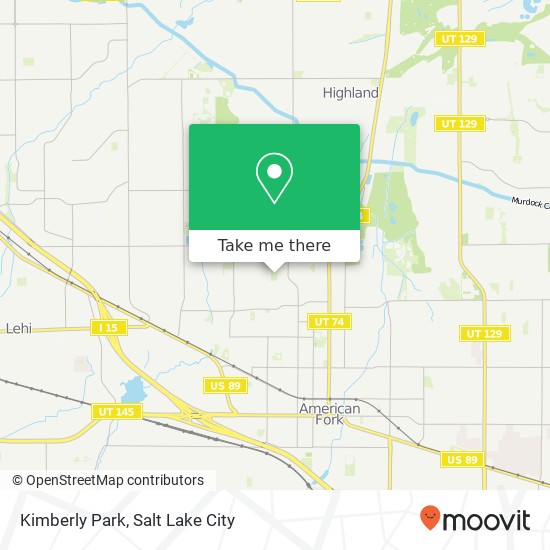 Mapa de Kimberly Park
