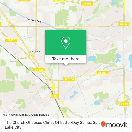 The Church Of Jesus Christ Of Latter-Day Saints map