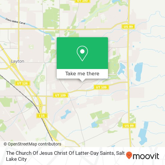 Mapa de The Church Of Jesus Christ Of Latter-Day Saints