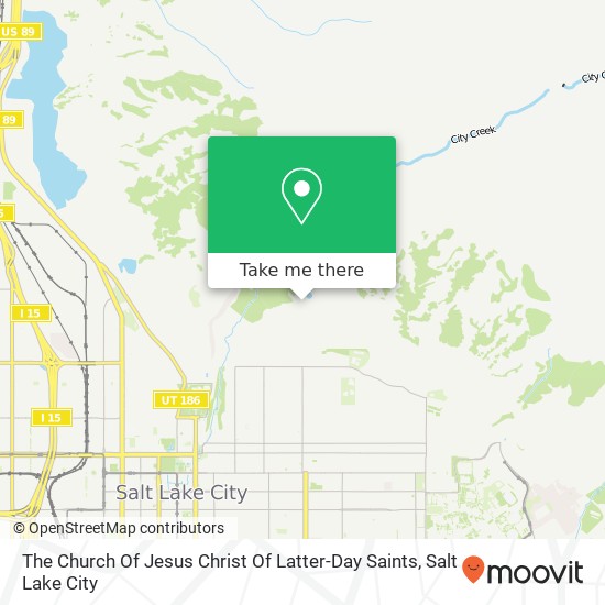 Mapa de The Church Of Jesus Christ Of Latter-Day Saints